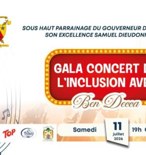 Ticket Gala Concert de l’Inclusion avec Ben Decca